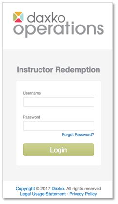 daxko instructor redeem.